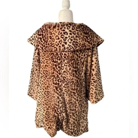 NWOT Vintage Oxford & Regent Leopard Print Faux Fur Swing
Coat Size medium - Picture 3 of 5
